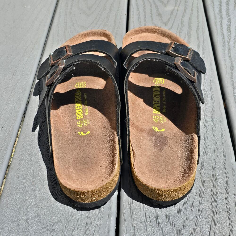 Birkenstock Men's Arizona Double Buckle Sandals, Size 12 - Picture 4 of 6